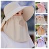 Breathable Sunscreen Sun Hat Lightweight Neck Flap Hat Fashion Picking Tea Hat  Hiking