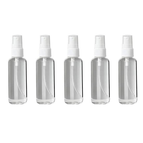 5/10/20Pcs 30/50/100ML Fine Mist Spray Bottle Set Leak-proof Mini Empty Bottle Portable Travel Clear Refillable Spray Bottle Container