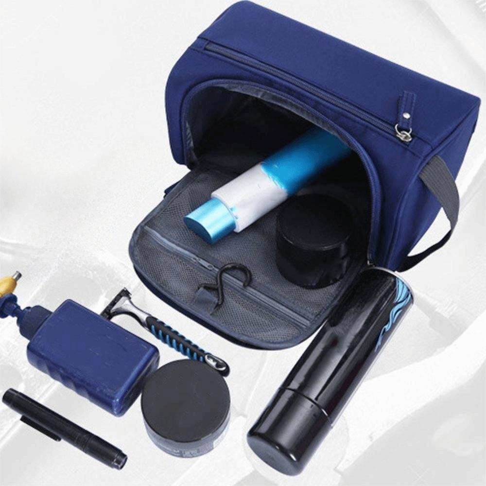 Nylon Travel Toiletry Bag Large Capacity Bath Organizer Bag Creative Portable Cosmetic Bag Women