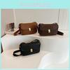 French Chic Women's Handbag 2023 New Autumn Winter Retro Casual Small Square Bag High-end Crossbody Bag