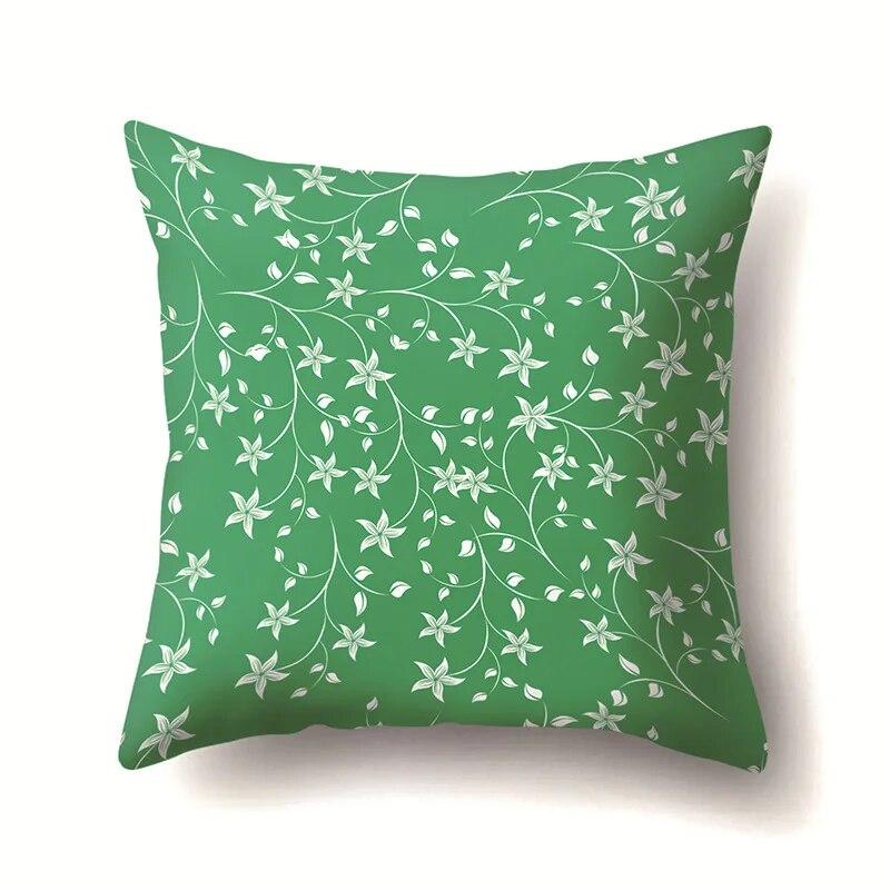 Leaf Flower Pillowcase Office Cushion Cover Living Room   Riding Waist