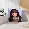SSantoroGorjuss Cute Cartoon Girl Pillow Cover For Bedroom Room And Living Room Sofa Decorative Cushion Cover