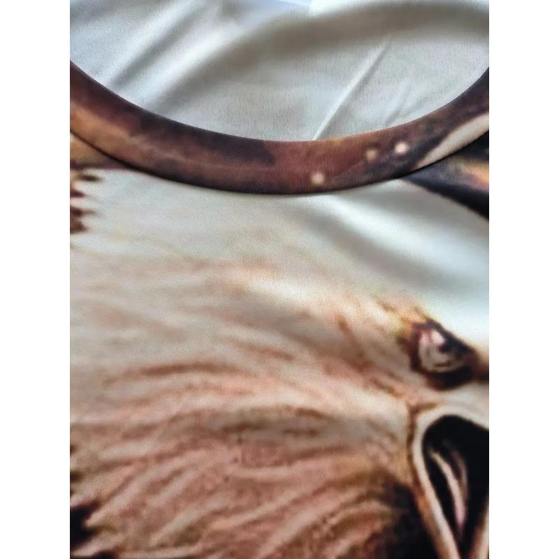 3D Printed Retro America Route 66 Men's T-shirts Vintage Men Clothing