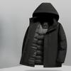 Autumn and Winter 90 White Duck Down Removal Cap Youth Outdoor Leisure Warm Thickened Down Cold Jacket