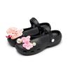 Ballett Lochschuhe 2026 Frühling Neu Ein-Pedal Hohl Strand Sandalen Faule Schuhe