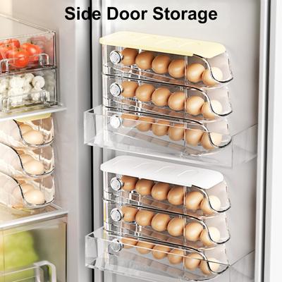 Store Eggs Strong Load Bearing Durable Large Capacity Drawer Rolling Type Fridge Egg Holder Egg Storage Container