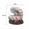 Artificial Resin Decoration Ornaments Pearl Shell Oxygen Pump Air Bubble Stone Fish Tank Aquarium Accessories