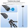 1.2M Carbon Fiber 5-Position Retractable Selfie Stick Monopod Extendable With 1/4 Screw For Insta360 Osmo Action Action Camera