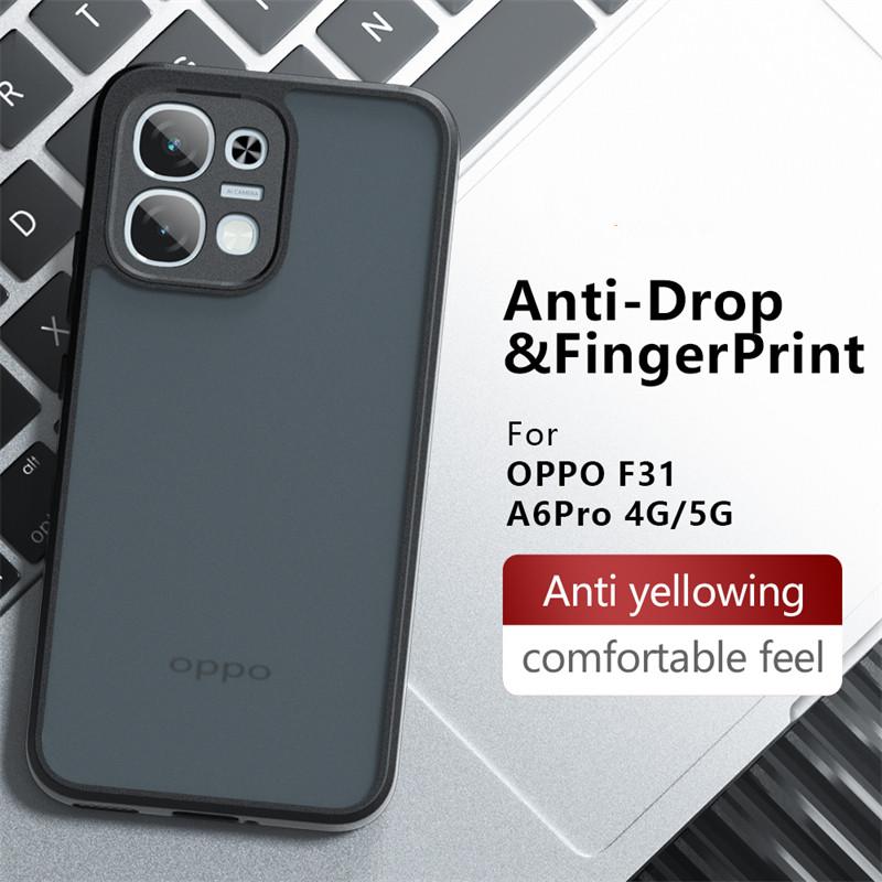 Translucent Matte Phone Case For Oppo A6 Pro Anti-knock Shockproof Matte PC Back Cover For Oppo A6 Pro Case For Oppo A6 Pro Case