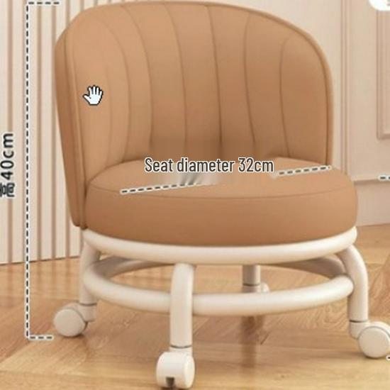 Rolling Pulley Stool for Home, Kids, Internet Celebrities, Soft, Simple Design, Ideal for Grout, Manicure, Pedicure.