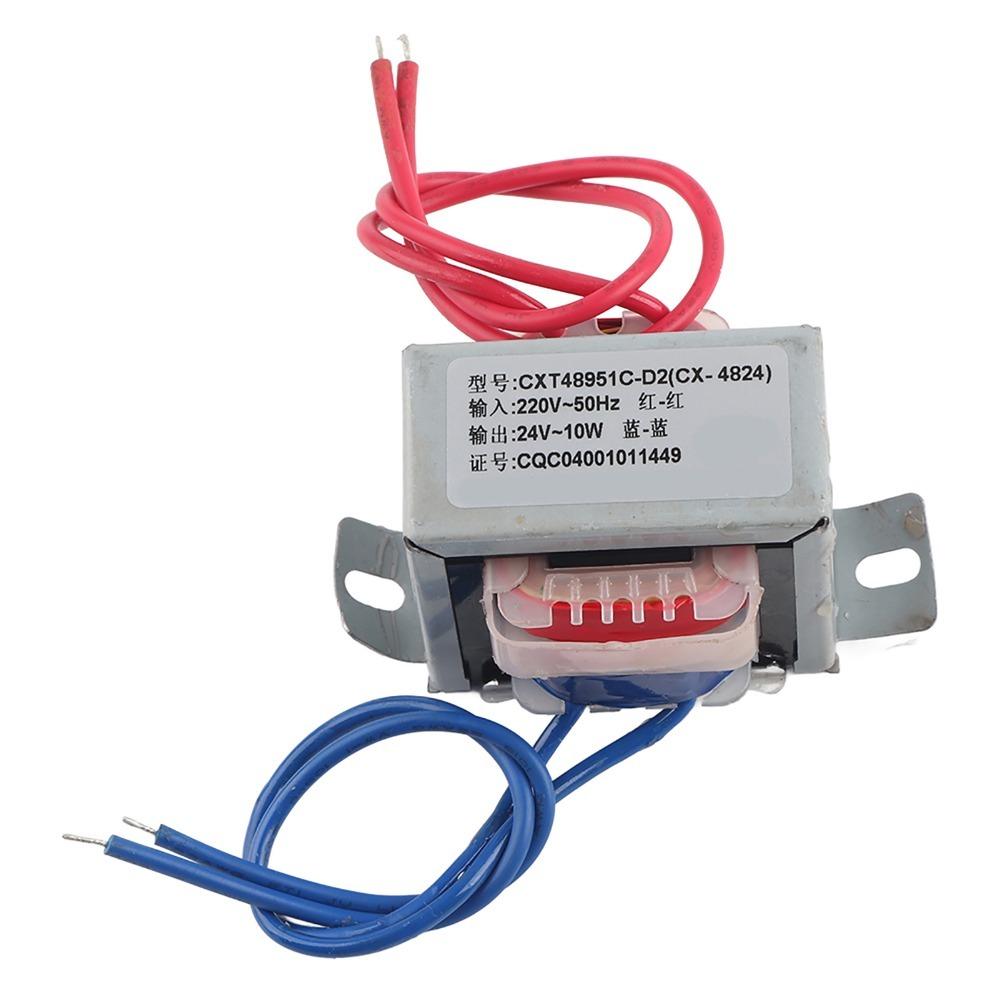 AC 220V Single Power Transformer 10W AC 12V/24V Output Voltage Electronic Transformer 50Hz Full Copper Wire Power Converter