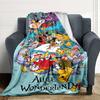 Alice Wonderland Adventure Blanket Soft Throw Blanket For Home Bedroom Bed Sofa Travel Office Solid Christmas Blanket