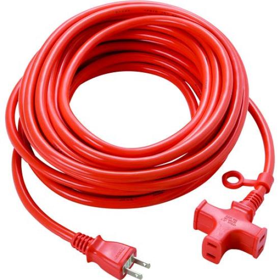 

TRUSCO soft type extension cord 10m Orange 3-mouth TKC15-103PSO помаранчевий