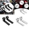 2 Stuks Opvouwbare Voetsteunen Snelweg Pegs met Montageklem Kit voor BMW R1300GS