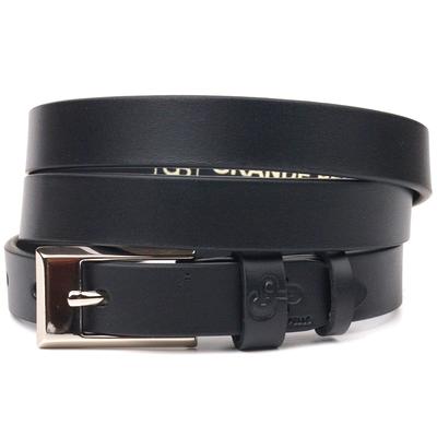 Classic Women's Leather Belt GRANDE PELLE Leather Belt 21443 Black