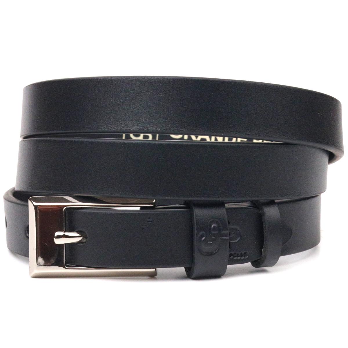 

Класичний жіночий шкіряний ремінь GRANDE PELLE Leather Belt 21443 Чорний