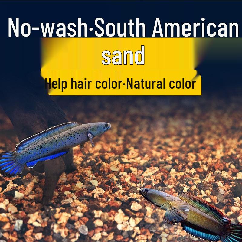 South American Brown Sand Stream Stones for Aquariums: Rainforest Aquascaping Substrate