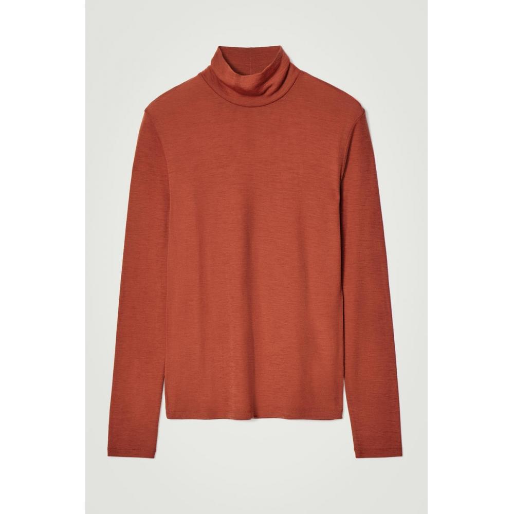 Cos Japan Slim Fit Jersey Roll Neck Sweater