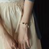 New Arrival Elegant Fish Tail Natural Freshwater Pearl & Crystal 14K Gold Filled Female Charm Bracelet  For Women Gifts