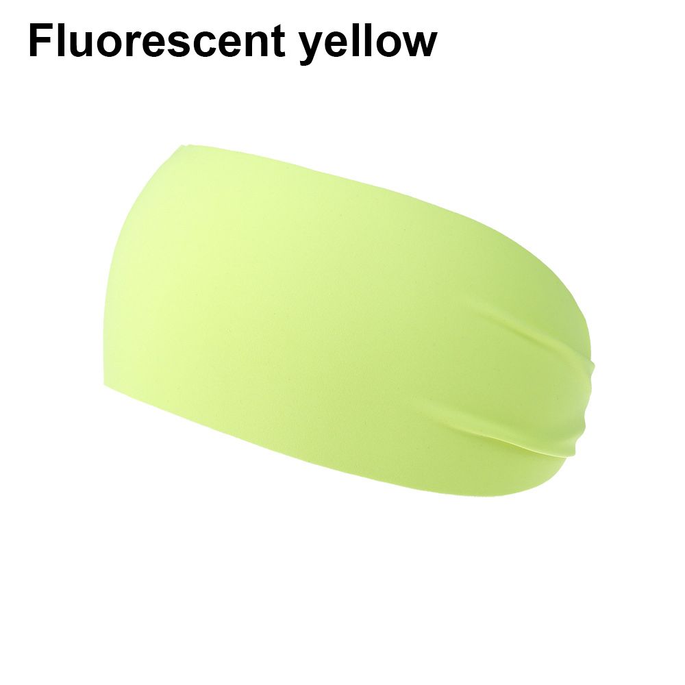 Non Slip Moisture Wicking Fluorescence Color Yoga Hair Bands Fitness Sweat Bands Sports Headband Running Hairband