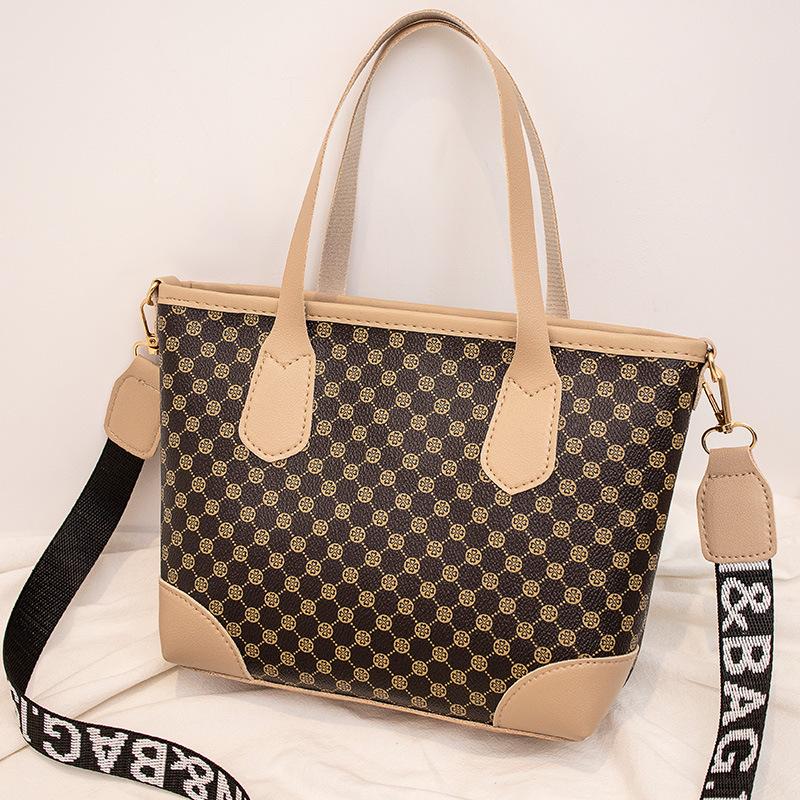 

Retro printed vegetable basket women s bag, a new versatile texture large-capacity bucket bag абрикосовый