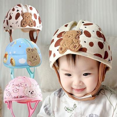 Adjustable Baby Safety Helmet Anti-fall Pad Infant Crash Cap Cute Cushion Bumper Bonnet  Children