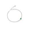 POPPI Green Pear Cut Bracelet