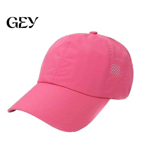 Outdoor Activity Baseball Hat Women Cap, Adjustable Elastic Straps Quick-Drying Sun Hat, Cap Criss-Cross Ponytail Design for Running Yoga Hiking