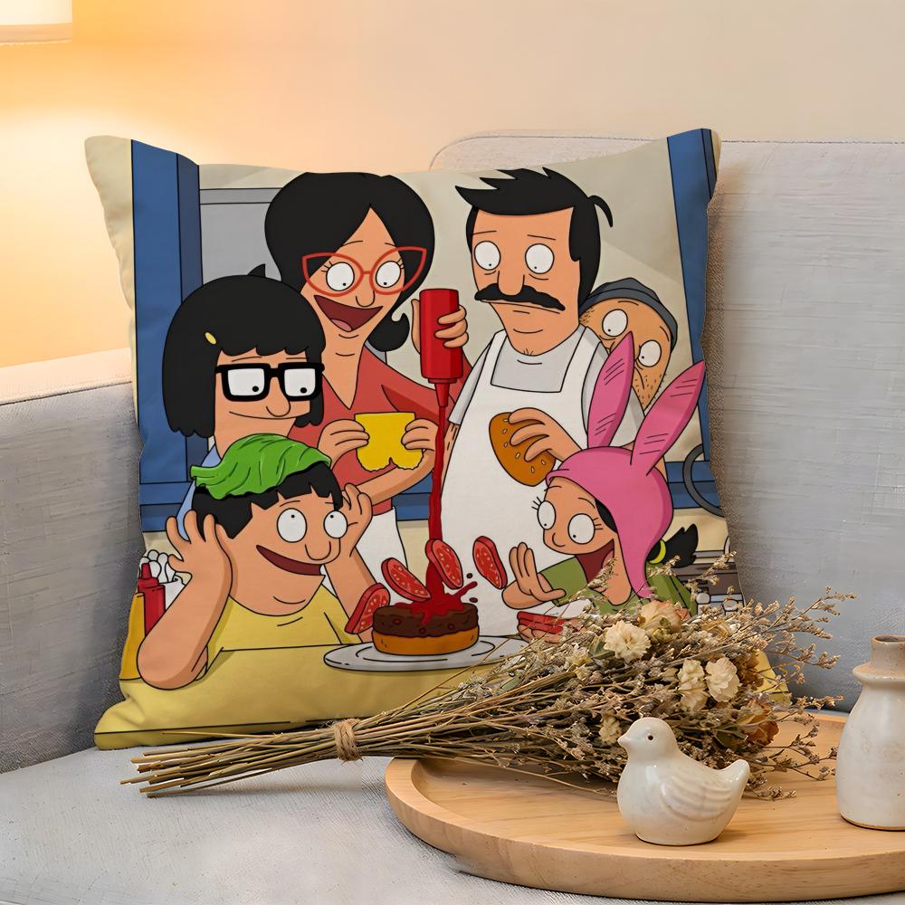 Cushion Cover Linen SkinFriendly Soft Decorative Case For Sofa Home Decor Phineas And Ferb Anime Pillow cover