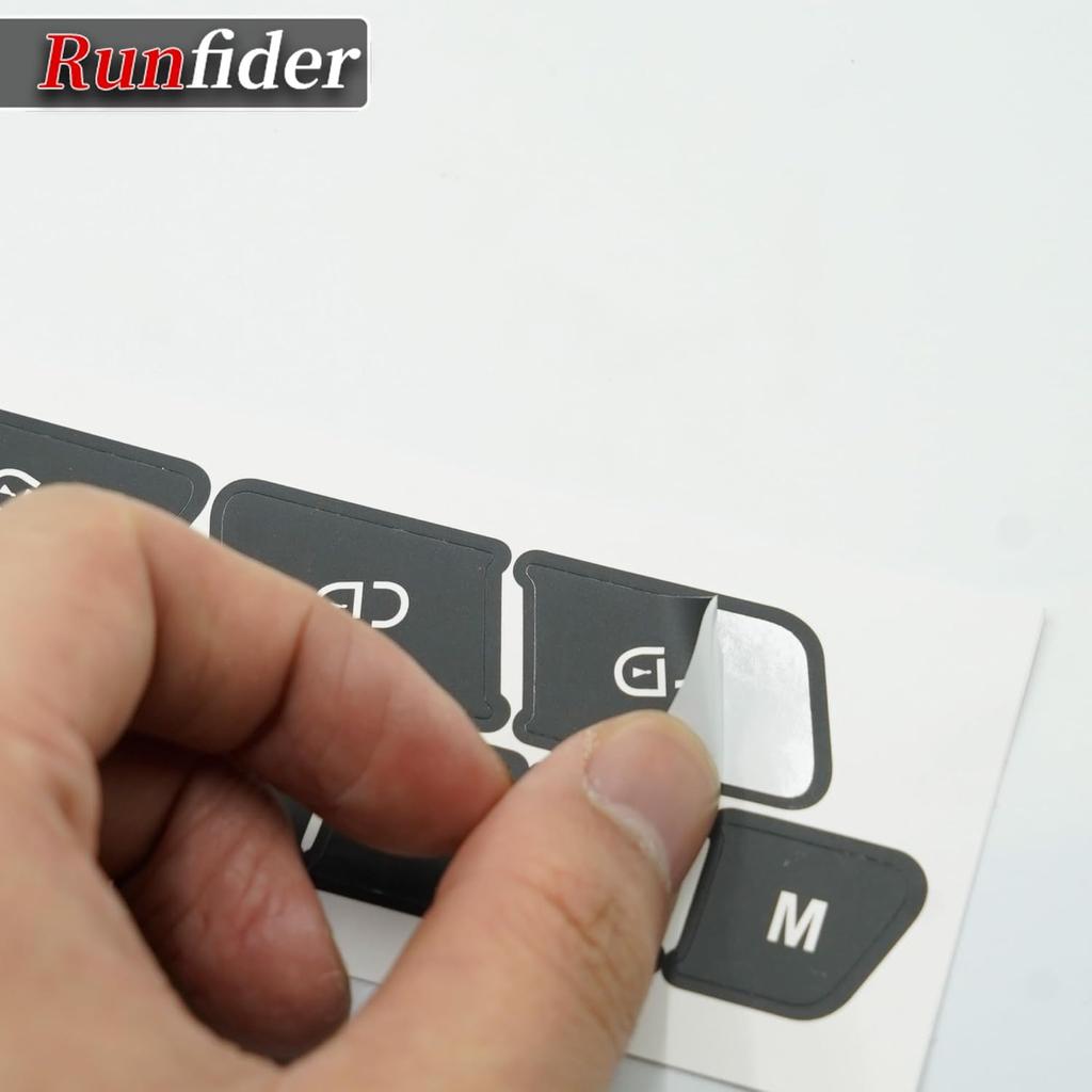 Car Interior Stickers Button Decals for Mercedes Benz A W176 B W246 C W204 E W212 SLK R172 CLS W218 GLK X204 SL R231 Steering Wheel AC Window Radio