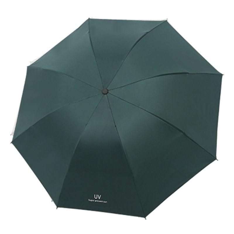Tragbarer Ultraleichter UV Schwarzleim Sonnenschirm - Faltbarer Regen- oder Sonnenschirm Geschenk Sonnenschutz