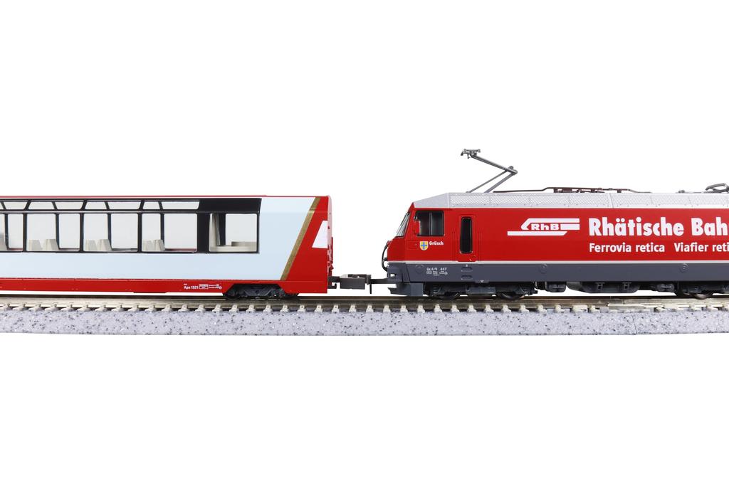KATO N Gauge Glacier Express Alps Basic Set (3-Car Set) Model No. 10-2026