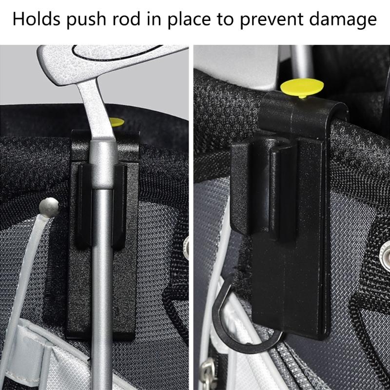 Golf Putter Clip Golf Putter Clamp Push Rod Training Clips Holder Putting Fastener Golf Club Clamp Golf Club Holder Set