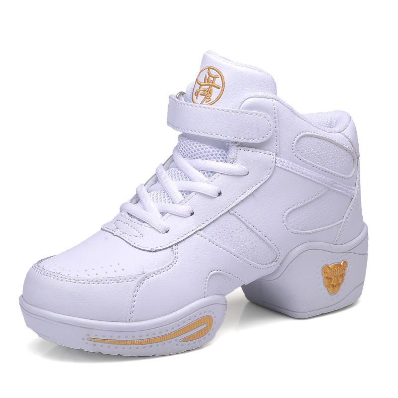 Neuer Stil Damen Tanzschuhe Damen Modern Weiche Sohle Jazz Sneakers Leder Atmungsaktiv Leicht Damen Tanzen Fitness Sport