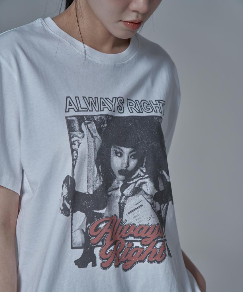 WAARFORWOMAN Wt-68 Girls' Short Sleeve T-Shirt_White