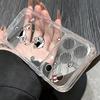 Shockproof Clear TPU Case For iPhone 17 16 Pro 15 14 13 12 Pro Max 11 Transparent Silicone Cartoon Astronaut Pattern Phone Cover