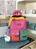 Schoolbag New Light Travel Small Fresh College Style Contrasting Color Large Capacity Schoolbag Portable Duffel Bag Casual Backpack