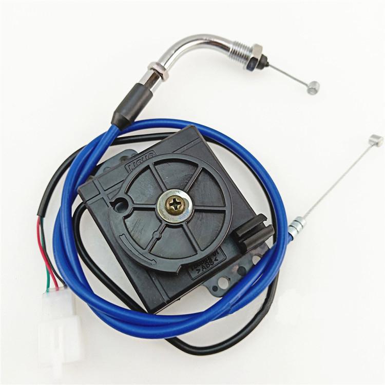 Electric Motorcycle Scooter Accelerator Unit With Cable Line One Set For Akcnd Ncy Gp Throttle Grips