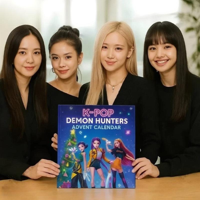 Dämonenjäger Weihnachtsbaum 3D Ornamente Kpop Stil Advent Niedlich Gothic Festival Heim Desktop Dekoration Für Kinder Frauen Geschenk