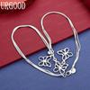 925 Sterling Silver Simple Hollow Butterfly Necklace - Banquet Gift Jewelry