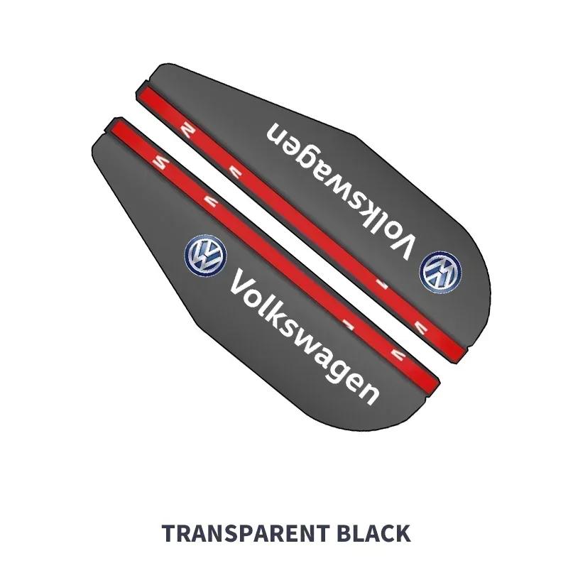 

Hot 2025 New 2Pcs Car Rearview Mirror Rain Eyebrow For Volkswagen VW Golf Polo Tiguan Passat B6 Jetta Touran CADDY GTI Touareg T