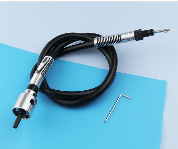 Electric Woodworking Carving Knife Adapter for Engraving & Lettering Chisels with Flexible Shaft