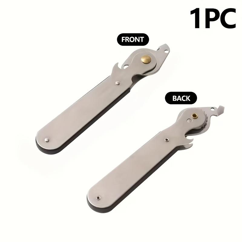 

1Pieces-Multifunctional Stainless Steel Can Opener | Open the can Open a beer bottle | Non-slip plastic handle kitchen tool Open the can