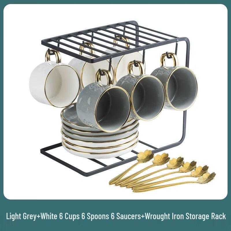 

Songyunqing High-End European Style Ceramic Coffee Cup and Afternoon Tea Set