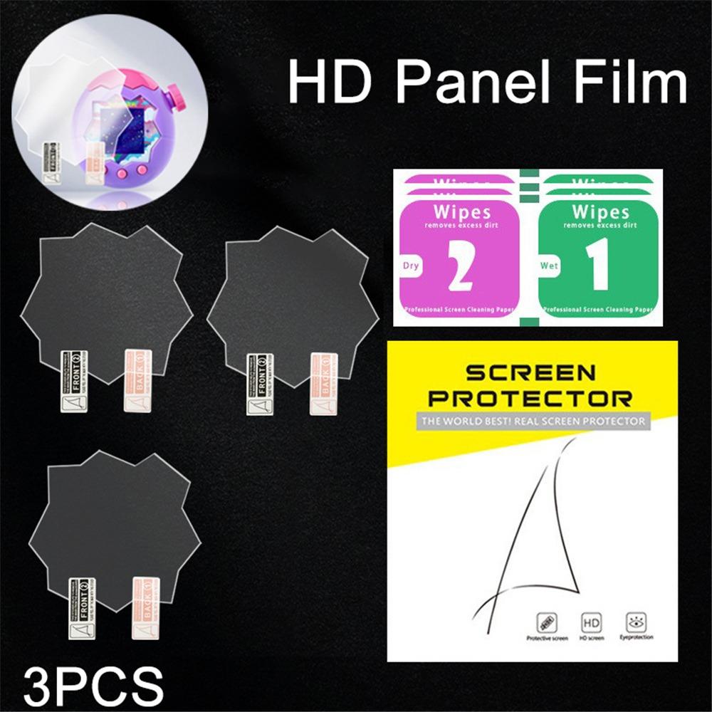 HD Anti-scratch Panel Protective Cover For Tamagotchi Paradise Electronic Pets Game Toys TPU Yellow Screen Protective Soft Film