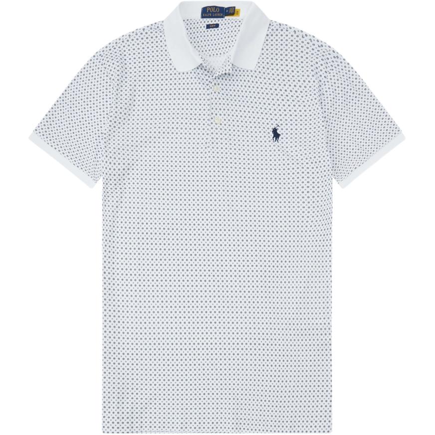 Polo Ralph Lauren Ss25 All Over Logo Embroidered Short Sleeve Polo Shirt Men tops MNPOKNI1N820625-100