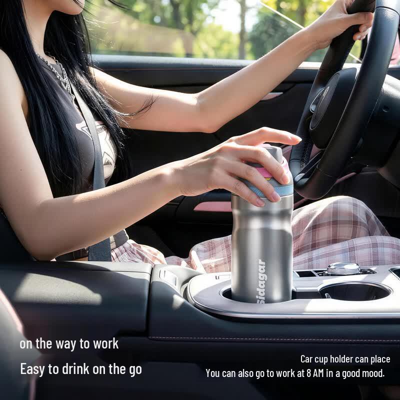 Shidajia 580ML Double-Drink Thermal Sports Bottle