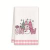 Christmas gift hanging kitchen towel hand wipe absorbent towel household bathroom cartoon hanging towel cleaning rag