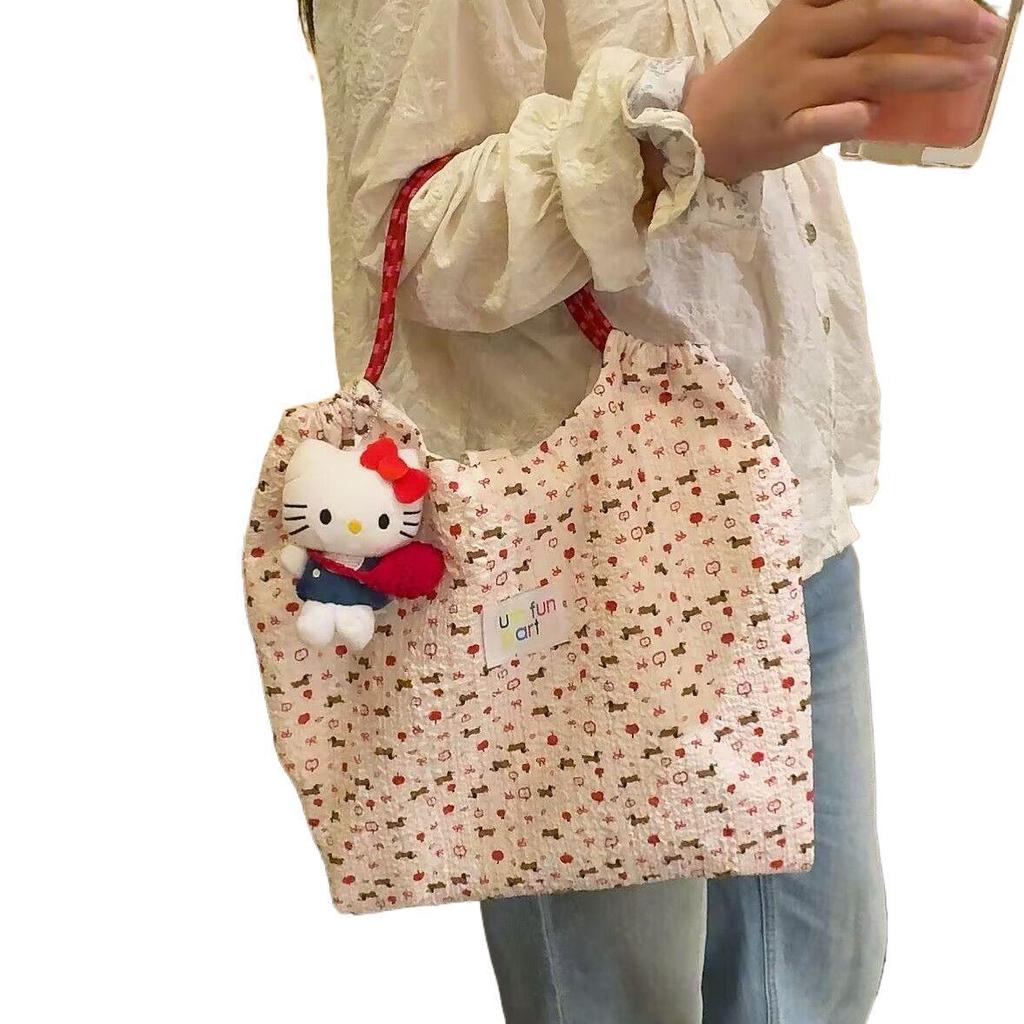 Cartoon-Tragetasche mit großer Kapazität - Koreanischer Stil für den täglichen Weg zur Arbeit