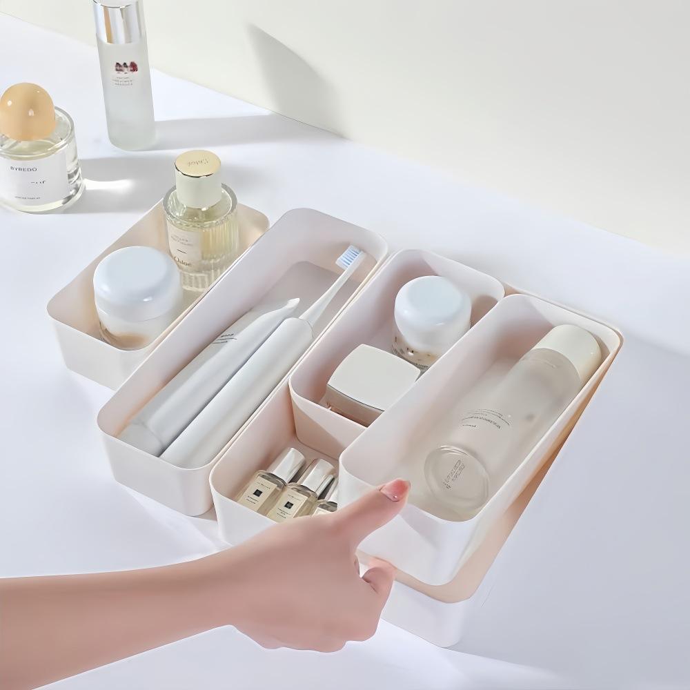 Organizer Tray Divider Set Desk Drawer Organizer Garage Organization and Storage Toolbox Accessories Desk Stationery Box Cosmetic Storage Box